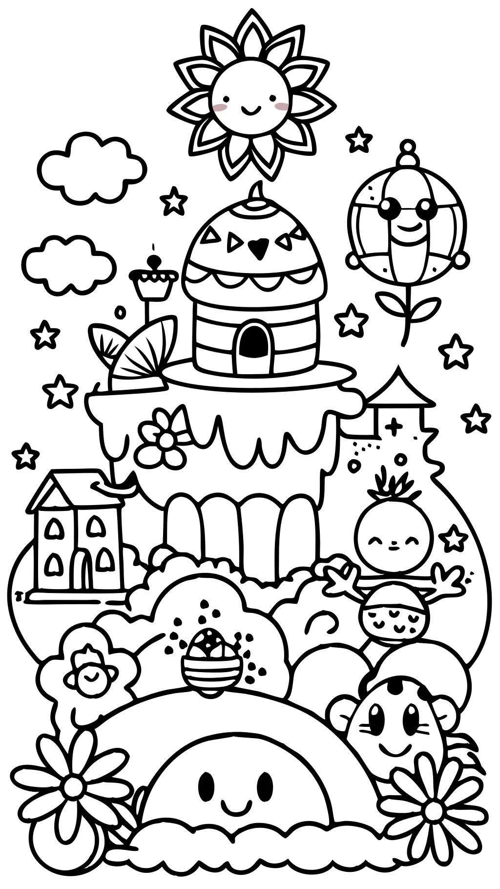 happy coloring pages